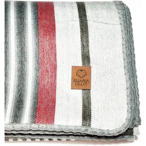 Alpaca Wool Blanket Throw | Large,| 85”x 65” Hypoallergenic & Breathable | Non-I - Picture 4 of 10
